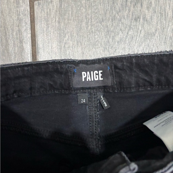 Paige Meadow Denim Midi Skirt Size 24 - Picture 6 of 7